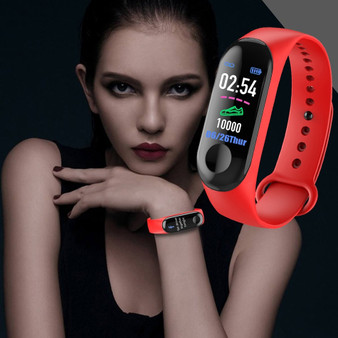 Fast Selling M3 Smart Heart Rate Monitor Color Touch Screen Fitness Tracker