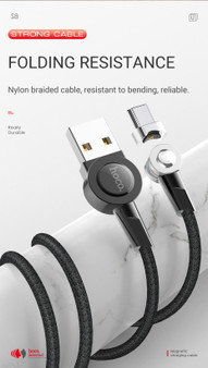 Type C Rotatable Magnetic USB Cable for Samsung Xiaomi Huawei