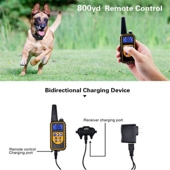 Waterproof Electric Dog Training Collar Bark-Stop With LCD Display For All Sizes