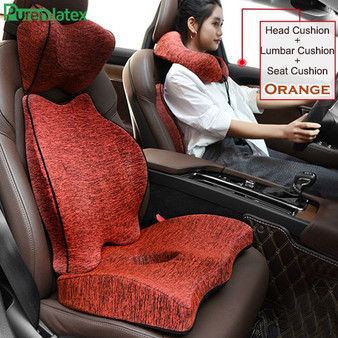Auto Seat Cushion Memory Foam Orthopedic Pillow for Office Car
