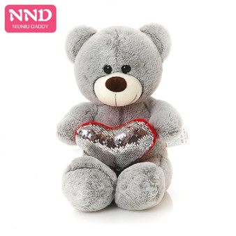 Hot Selling 50cm Holding LOVE Heart Teddy Bear Stuffed Soft Animal Plush Toy