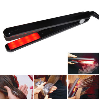 LCD Display Ultrasonic Infrared Hair Straightener