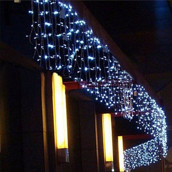 Waterproof LED Curtain Icicle String Lights for Outdoor Decoration