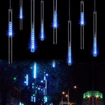 Waterproof 30/50cm Meteor Shower Rain Design LED String Lights for Tree/Party Decoration