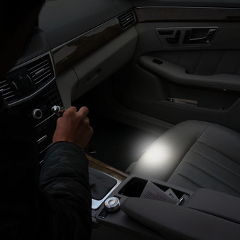 Rechargeable LED Flashlight with 12/24V Car Cigarette Lighter Charge 300Lumen