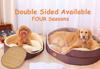 STYLISH Double Sided Soft Fleece Sofa for Pet Dogs