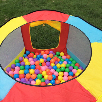 Ball Pit Play Tent for Kids 6-sided Playhouse for Children