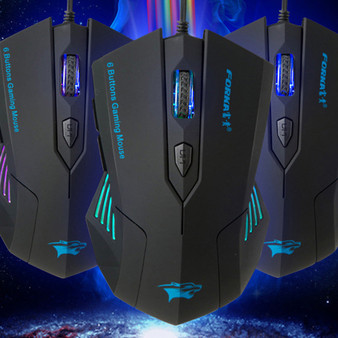 FAST SELLING LED Wired Gaming Mouse with Silence Click and 6 Buttons for PC / Laptop