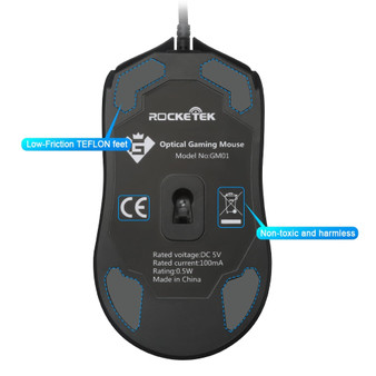 SMART USB Wired 6 Button Optical Gaming Mouse with LED Backlight for Laptops Computers