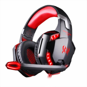 HOT SELLING New Hybrid Technology Stereo Gaming LED Headphones with Mic for PC Gamer