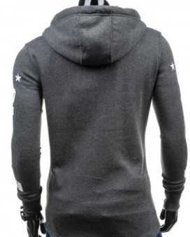 Mens Street Style Biker Hoodie