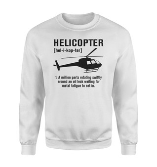 Helicopter [Noun] Designed Sweatshirts
