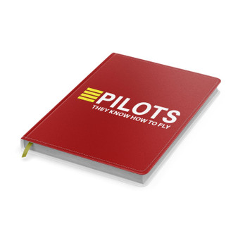 Pilots They Know How To Fly Designed Notebooks