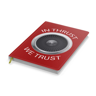 In Thrust We Trust Designed Notebooks