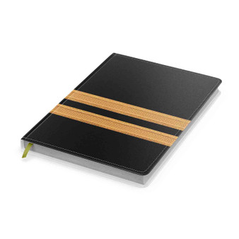 Customizable Name & Pilot Epaulette (4,3,2 Lines) Designed Notebooks