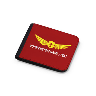 Customizable Name & Badge (2) Designed Wallets