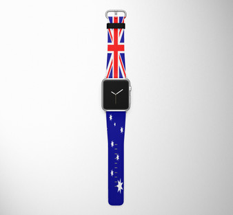 Australia Flag Designed Leather Apple Watch Straps