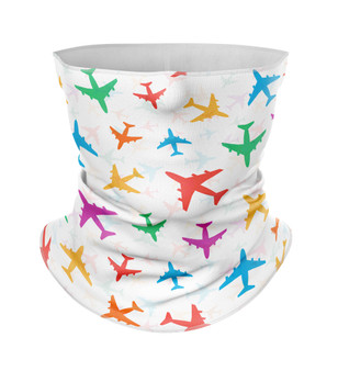 Cheerful Seamless Airplanes Designed Full Face & Ski Masks