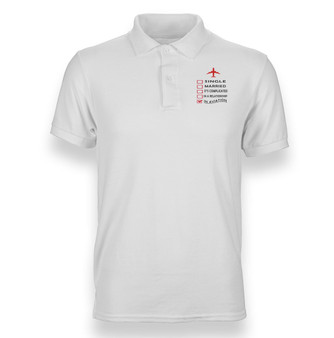 In Aviation Designed Polo T-Shirts