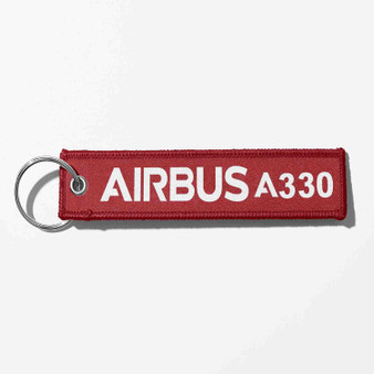 Airbus A330 & Text Designed Key Chains