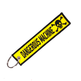 Dangerous Machine Designed Key Chains