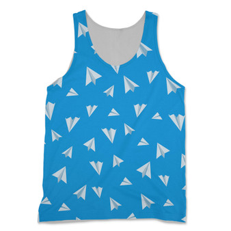 Paper Airplanes Designed 3D Tank Tops
