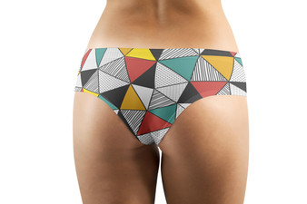 Mixed Triangles Designed Women Panties & Shorts