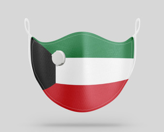 Kuwait Flag Designed Face Masks