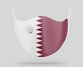 Qatar Flag Designed Face Masks