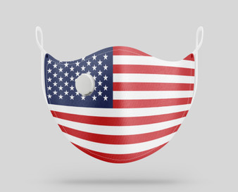 USA Flag Designed Face Masks