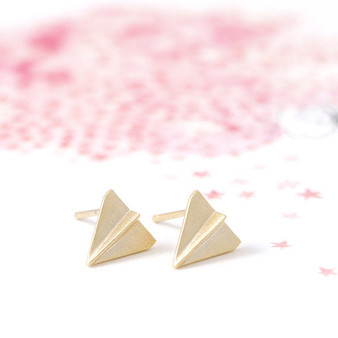 Paper Plane Shape Earrings