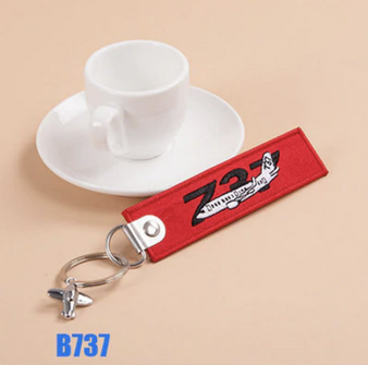 Boeing 737 & Plane Image Designed Key Chains