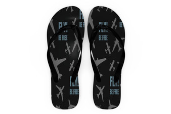 Fly Be Free Designed Slippers (Flip Flops)