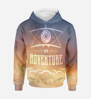 Air Adventure Printed 3D Hoodies