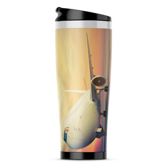 Parked Aircraft During Sunset Printed iPhone Cases