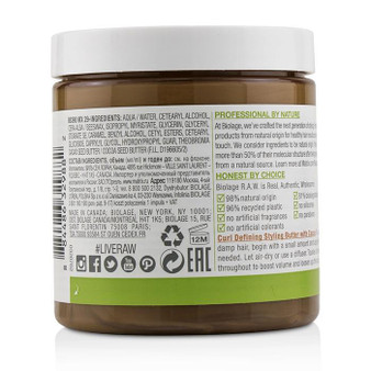 Biolage R.A.W. Curl Defining Styling Butter - 250ml-8.5oz