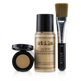 Stay All Day Foundation, Concealer & Brush Kit - # 2 Fair - 2pcs