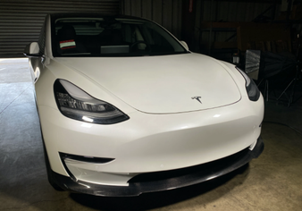 Tesla Model 3 DP Style Carbon Fiber Front Lip