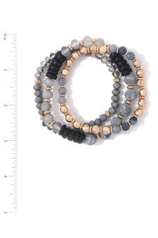 Beaded Stretch Bracelet Set