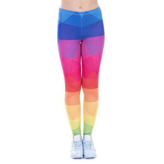 Geo Rainbow Leggings