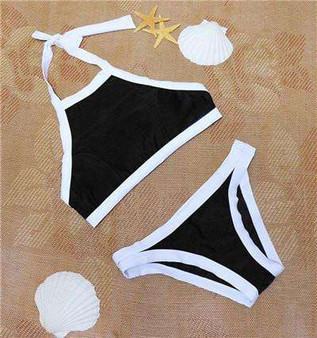 High Neck Low Waist Bikini