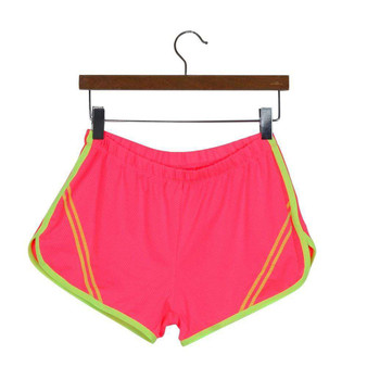 Quick-Drying Elastic Waist Candy Color Running Shorts