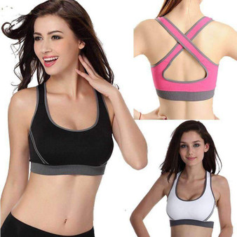 Sexy Seamless Racerback Sports Bra