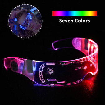 LED Luminous Futuristic Glasses