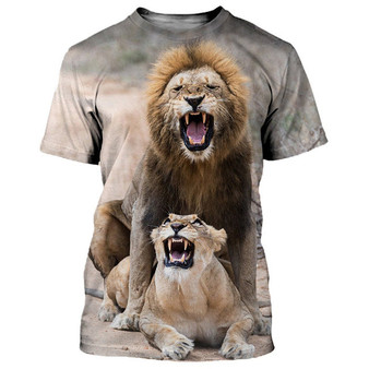 3D Lion T-Shirt