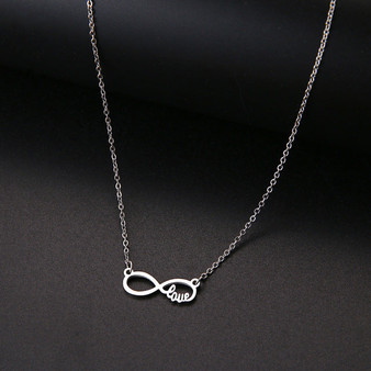 Love 8 Forever Pendant Necklace
