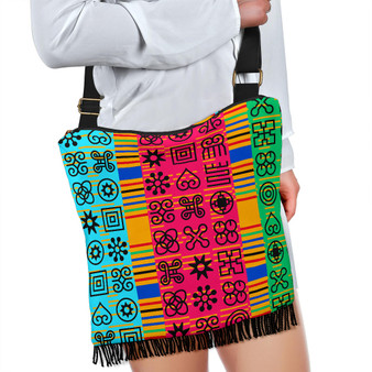 Adinkra Print Boho handbag