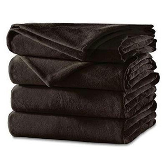 Velvet Plush Heated Blanket
