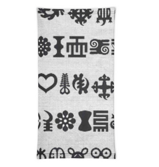 Adinkra Symbol Neck Gaiter Face Mask