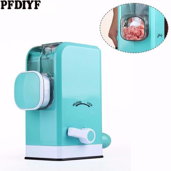 High Quality multi-function Home Manual Meat Grinder For Sausage Beef Mincer With 6 blade Kitchen Accessories 2019 NEW